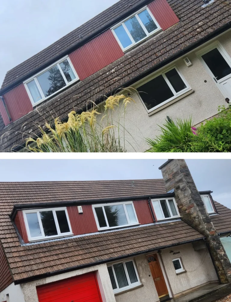 Dormer roof cleaning Edinburgh