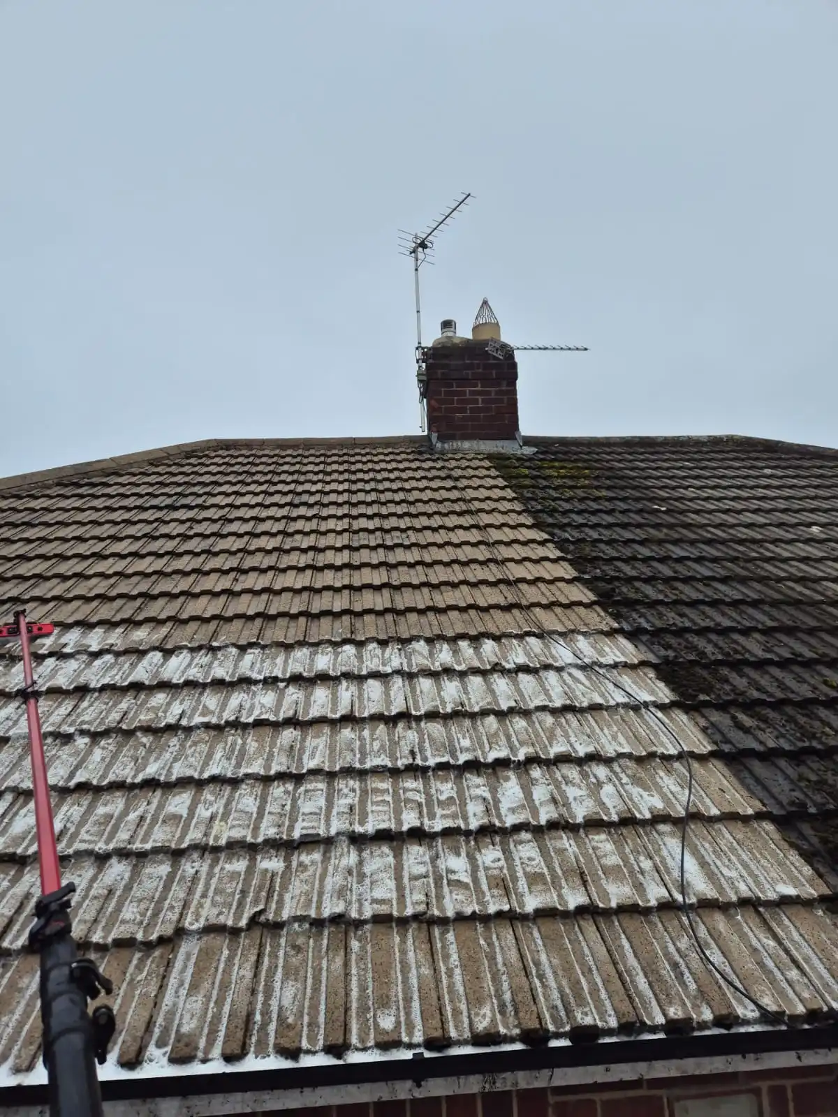 Roof chemicals used